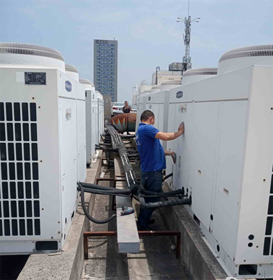 谢家集中央空调制热和不制冷系统维修方法